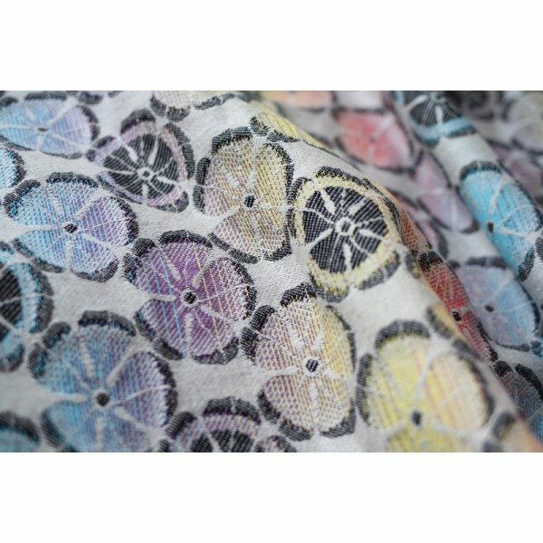 Yaro fastvikle Lemons Duo Black Lights Rainbow Wool