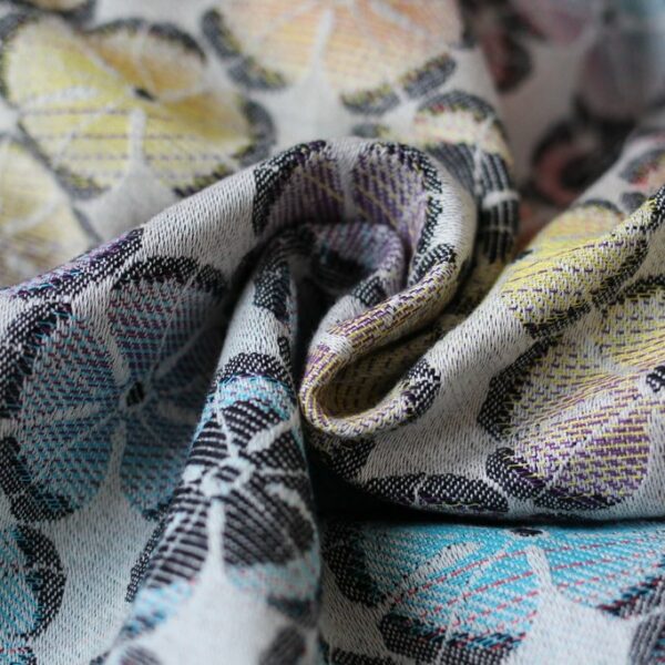 Yaro fastvikle Lemons Duo Black Lights Rainbow Wool