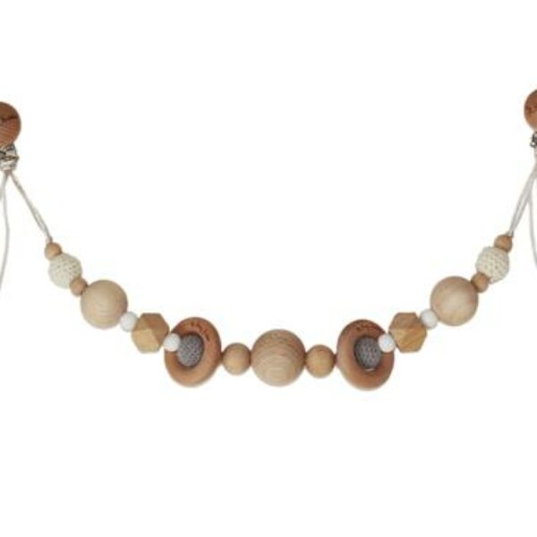 byBabyBubbles barnevognskæde Catching Snowflakes