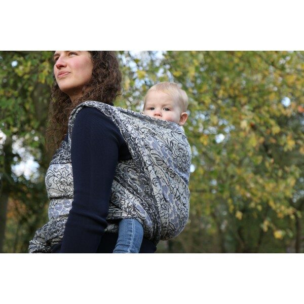 Yaro fastvikle Blues Duo Silver Black Blue Tencel