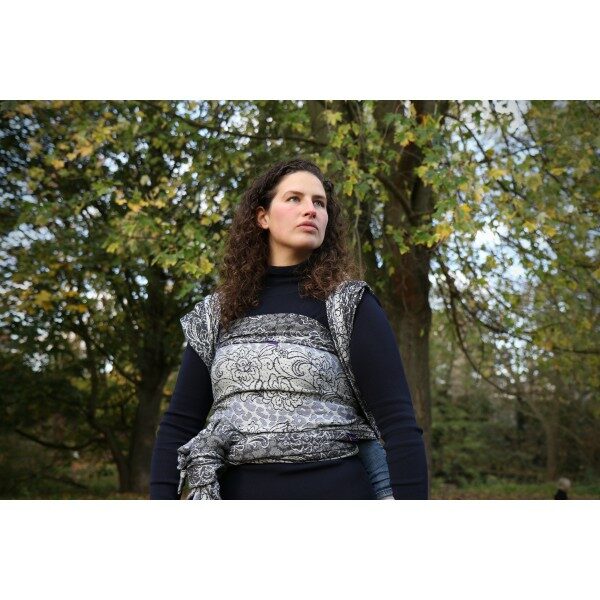 Yaro fastvikle Blues Duo Silver Black Blue Tencel