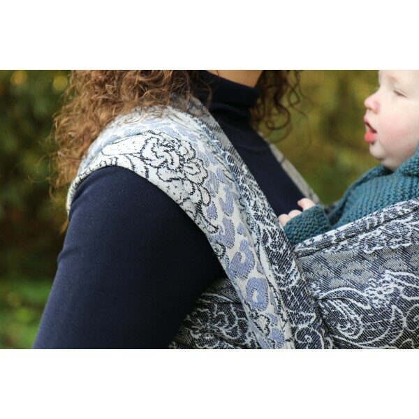 Yaro fastvikle Blues Duo Silver Black Blue Tencel