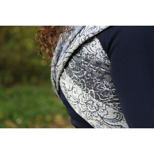 Yaro fastvikle Blues Duo Silver Black Blue Tencel