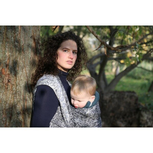 Yaro fastvikle Blues Duo Silver Black Blue Tencel