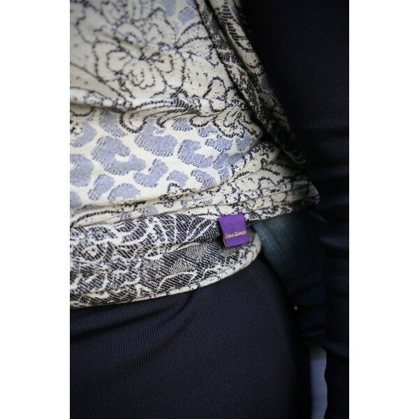 Yaro fastvikle Blues Duo Silver Black Blue Tencel