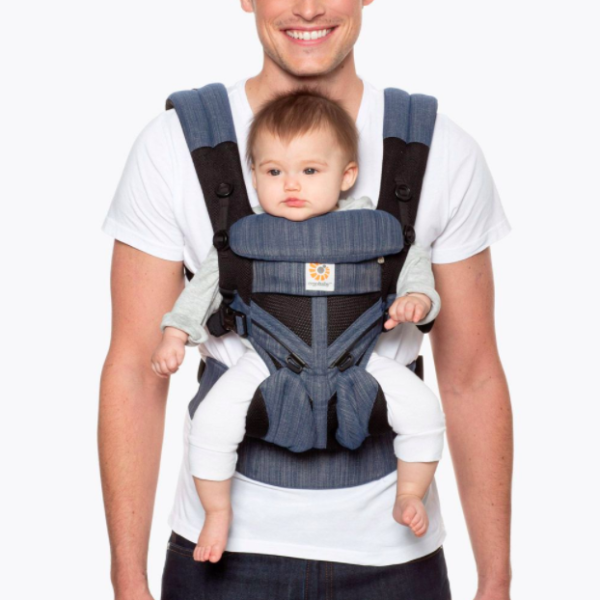 ERGOBaby bæresele Omni 360 Indigo Weave Air