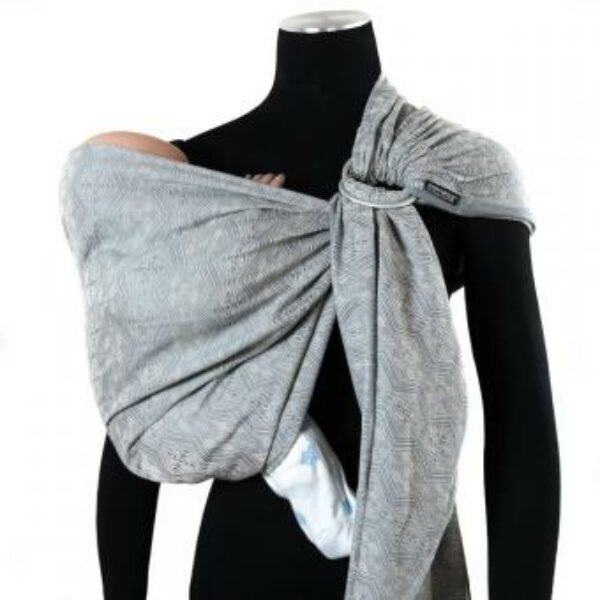 Didymos DidySling 1975 Mystic Silver Tussah Gold ringslynge