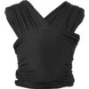 ERGObaby Aura strækvikle Pure Black - SnegleHuset