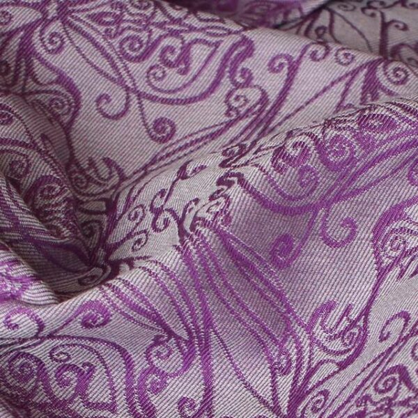 Fastvikle fra Yaro Elvish Purple Silver Tencel Wool SnegleHuset