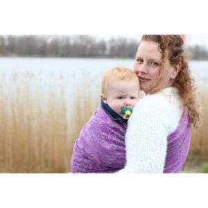 Fastvikle fra Yaro Elvish Purple Silver Tencel Wool SnegleHuset