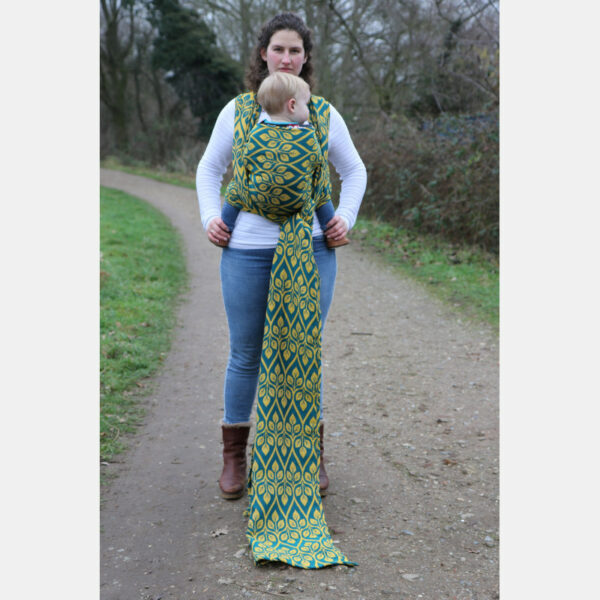 Fastvikle fra Yaro La Vita Trinity Petrol Gold Seacell Tencel SnegleHuset