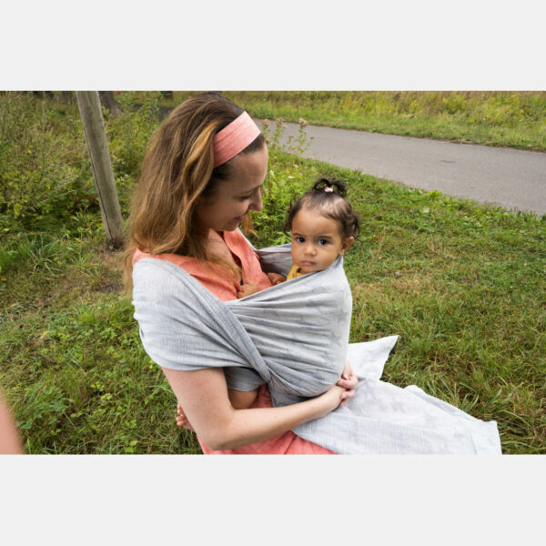 Fastvikle fra Yaro Stars Lite Navy Grey Random Linen SnegleHuset