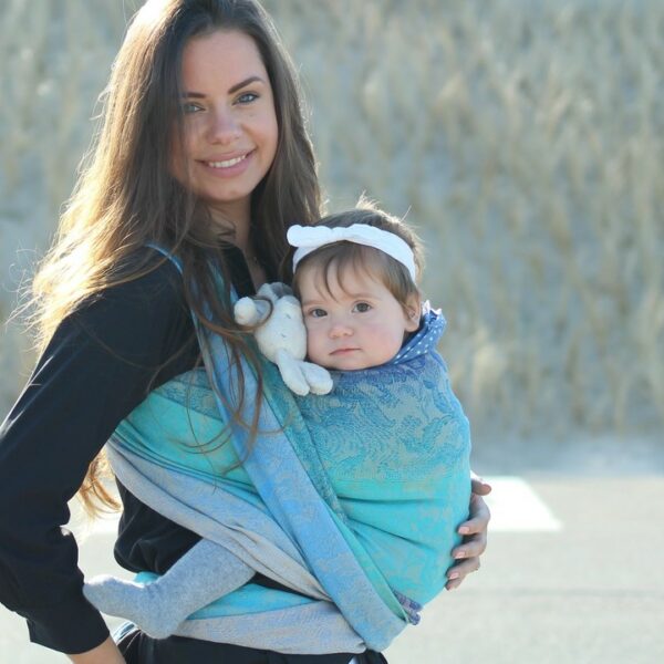 Fastvikle fra Yaro Willow Aqua Grad Latte Wool SnegleHuset