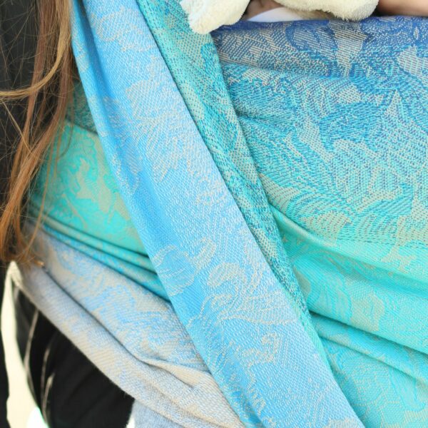 Fastvikle fra Yaro Willow Aqua Grad Latte Wool SnegleHuset