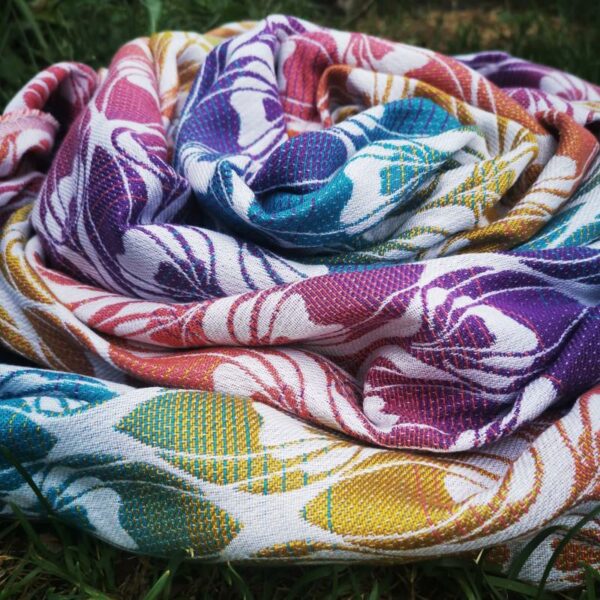 Fastvikle fra Yaro La Fleur Trinity Caribbean Rainbow Cupro Tencel Linen SnegleHuset