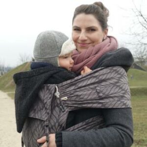 DidyKlick bæresele Trias Rosé Linen by Didymos