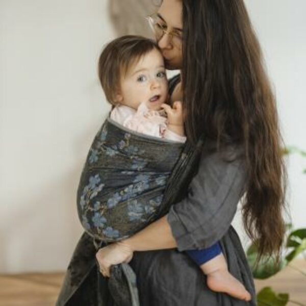 Didymos fastvikle Blaue Blüte