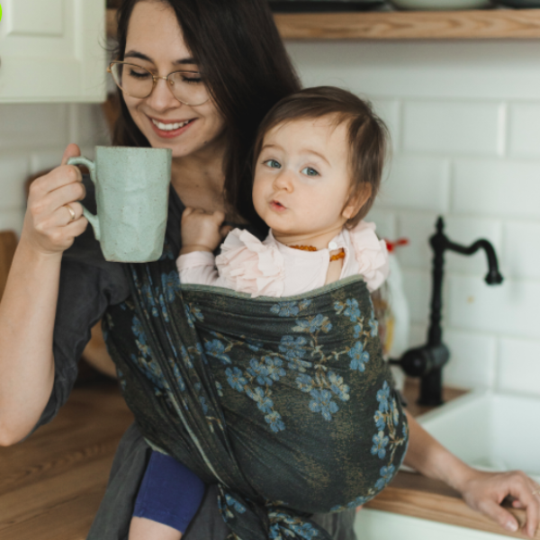Didymos fastvikle Blaue Blüte