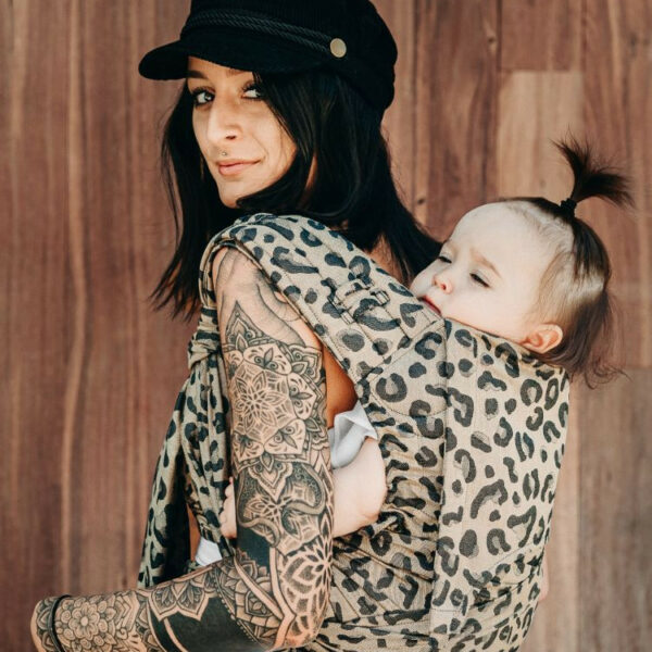 Fidella FlyClick bæresele Leopard Gold Toddler