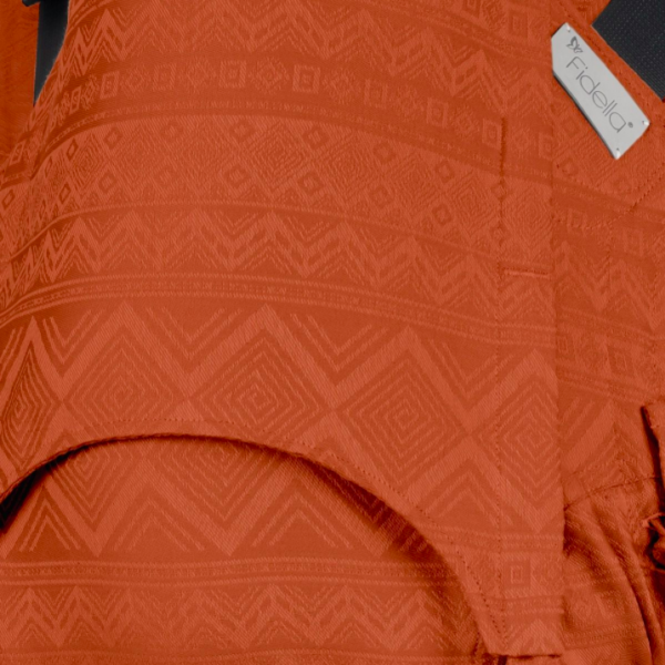 Fidella Fusion bæresele Cubic Lines Rustred Toddler