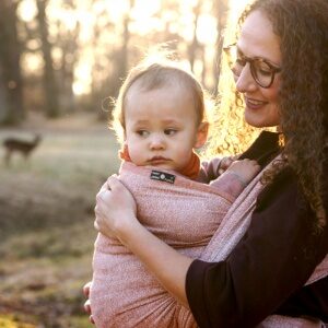 Didymos fastvikle Crepelino Tussah Kupfer