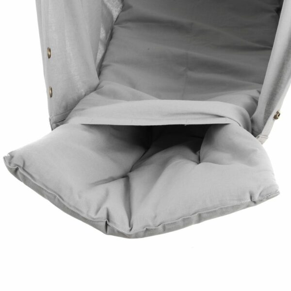 NONOMO Fjedervugge Økologisk med mikrofibermadras GRÅ