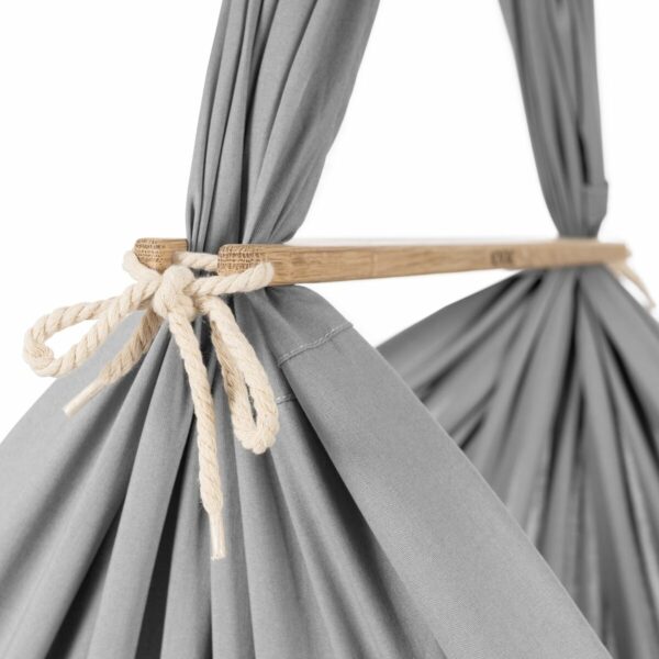 NONOMO Fjedervugge TODDLER Økologisk med mikrofibermadras GRÅ