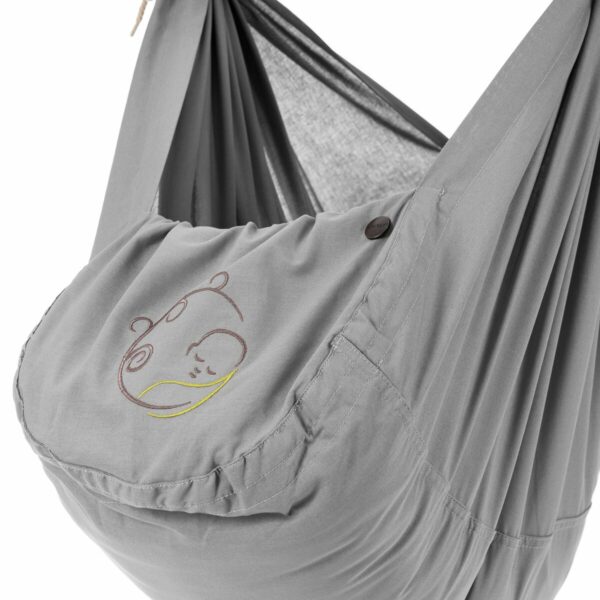 NONOMO Fjedervugge TODDLER Økologisk med mikrofibermadras GRÅ