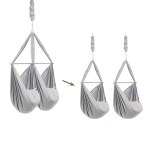 Tvilling Konverteringssæt til NONOMO Slyngevugge (fra 1 til 2 vugger) GRÅ