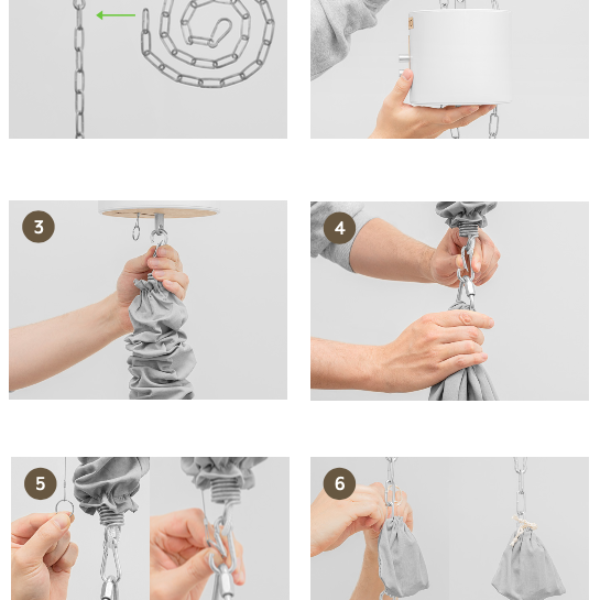 NONOMO MOVE 1.0 - motor til slyngevugge og fjedervugge monteringsvejledning