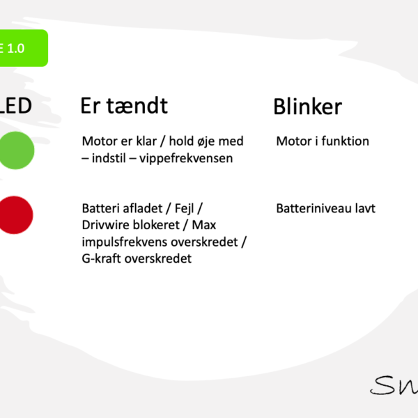 NONOMO MOVE 1.0 - motor til slyngevugge og fjedervugge LED indikator